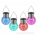 Solar Garden Color Changing Hanging Ball Light